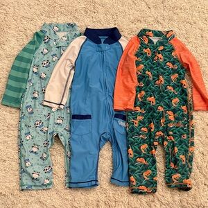 UV Skinz one piece rash guard/bathing suit 2T